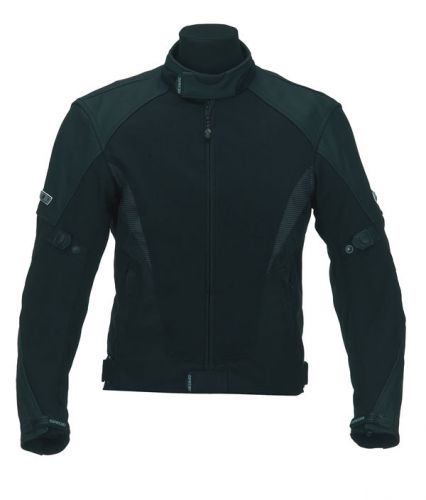 Spada mesh tech leather/textile summer motorcycle motorbike jacket black new m