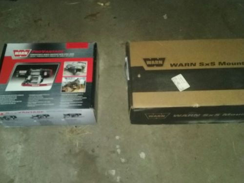 3500lb warn provantage winch and mounting kit