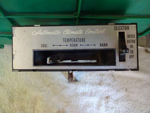 1968 buick riviera gs electra 225 lesabre wildcat automatic climate controller