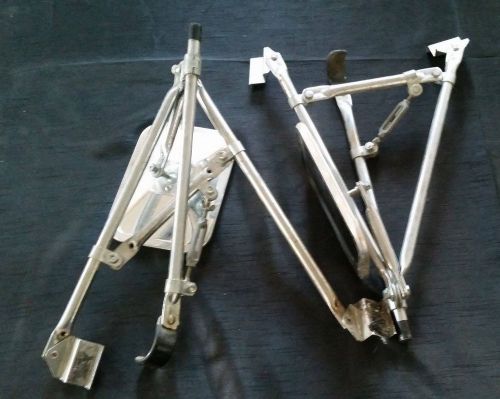 Vintage pickup truck tri-pod tri pod mirrors set pair