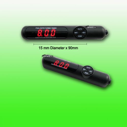 Universal led digital display psi auto idle turbo boost timer