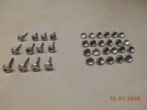 1955 1957 chrome seat buttons