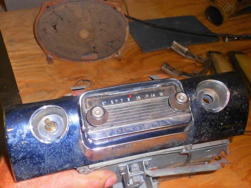 Pontiac 1958 sportable transister radio bonneville starfire plus other 58 parts