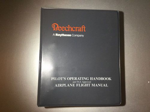Beechcraft model 76 duchess pilot&#039;s operating handbook poh 1983 flight manual