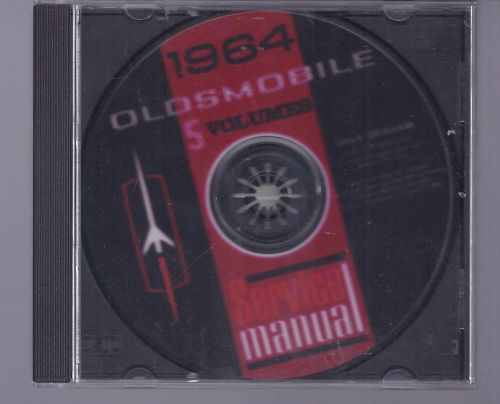 1964 oldsmobile service shop  manuals  on cd 5 volumes