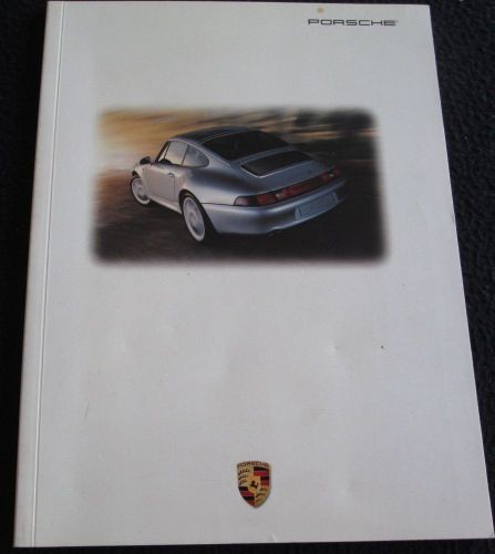 1996 porsche 911 carrera 4 4s turbo targa cabriolet prestige sales brochure
