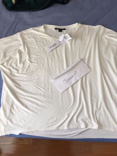 New nwt womens porsche oversized t marshmallow size l collection shirt kylie
