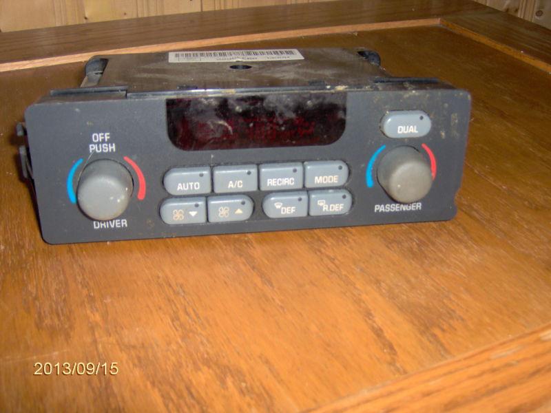 Purchase GM CHEVY PONTIAC AC HEAT HEATER CONTROL DUAL MODULE in