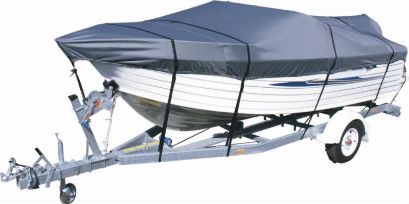 Deluxe- four seasons brand premium 20 foot waterproof boat cover - gray