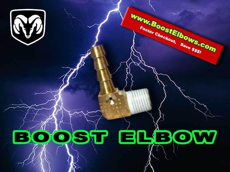 Dodge cummins adjustable boost elbow   *free shipping! *  preset to your specs!