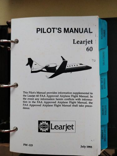 Bombardier Lear Jet 60 Pilot Manual, US $0.99, image 2