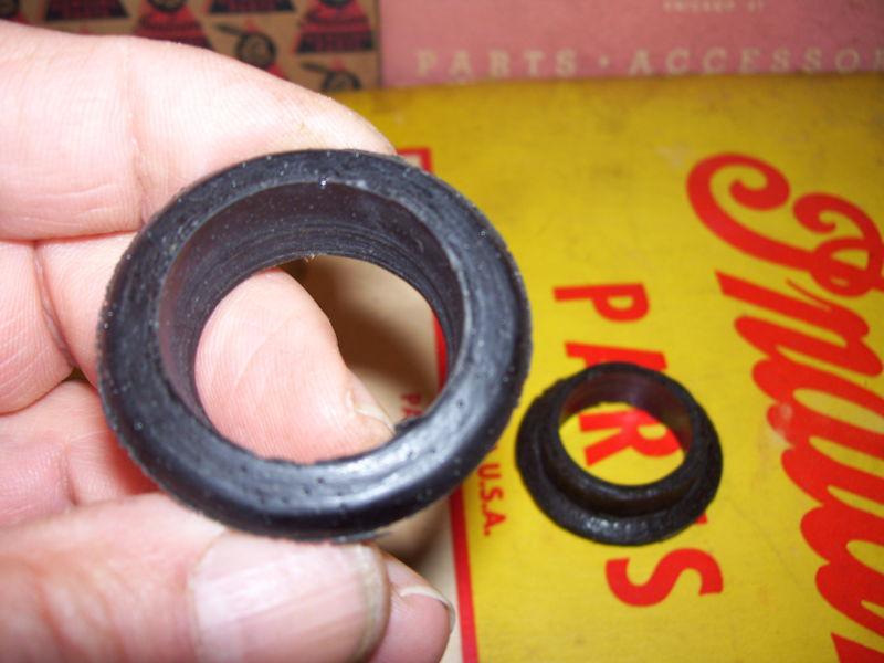  set of two indian vertical 149-249 front fork dust cover grommets # 1,479001