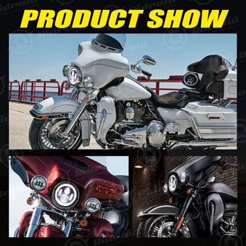 Pair 7" Round LED Halo Headlights Turn Signal For MG MGB 1969-1980 Midget 70-79, US $52.99, image 12