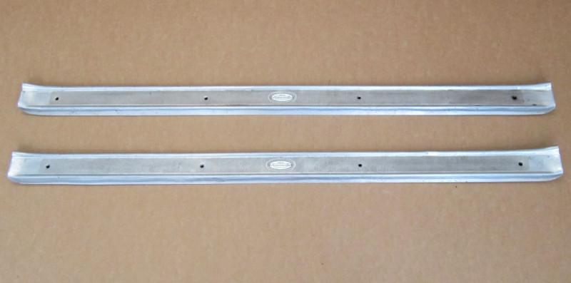 Door sill trim kick plates, 1-pair, left & right, used, 1970 cadillac eldorado