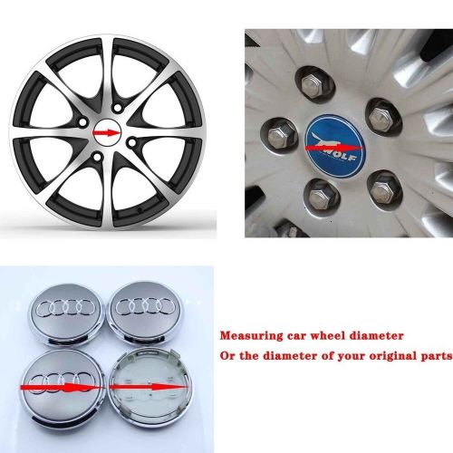 4pcs/set Car Wheel Center Caps Emblem, 68mm 56mm Rim Center Hub Caps For BMW, US $14.49, image 3