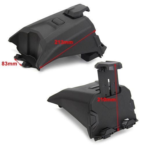 Tablet holder gps device with storage box for can am maverick x3 2017-2021-