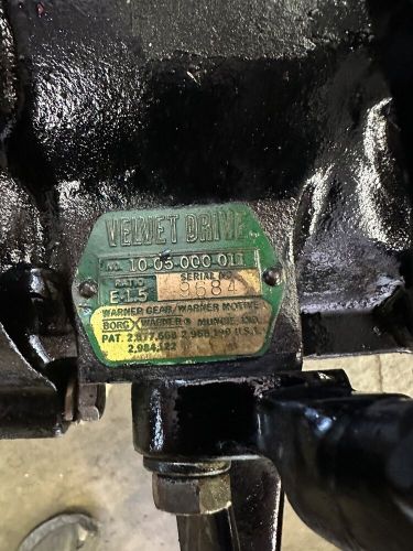 Borg Warner Velvet V Drive 1.50 10-05-000-011 Transmission 454 FRSH WTER Marine, US $2,600.00, image 2