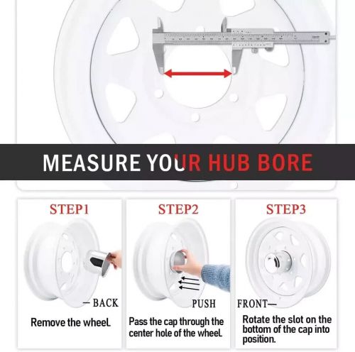RTRHINOTUNING 4 Pack 3inch Wheel Center Caps Plastic Push Thru for Weld Racing 5, US $40.46, image 6