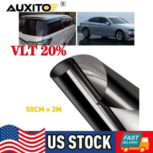 300CM Uncut Roll Window Tint Film 20% VLT 20" x 10ft Feet Car Home Office Glass, US $11.99, image 8