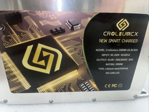 Croliumcx 43.8V 30A Golf Cart Lithium Battery Charger ~ O-Type Terminal *5117A5E, US $149.99, image 4