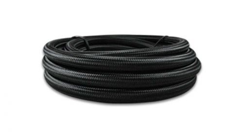 Vibrant -16 an black nylon braided flex hose .89in id (50 foot roll)