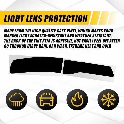 8X Smoked Tail Light Vinyl Tint Precut Overlay For 2014-2021 Jeep Grand Cherokee, US $19.99, image 3