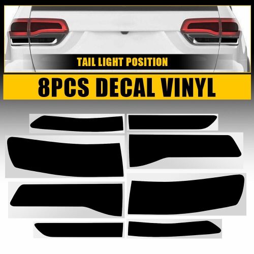 8X Smoked Tail Light Vinyl Tint Precut Overlay For 2014-2021 Jeep Grand Cherokee, US $19.99, image 6