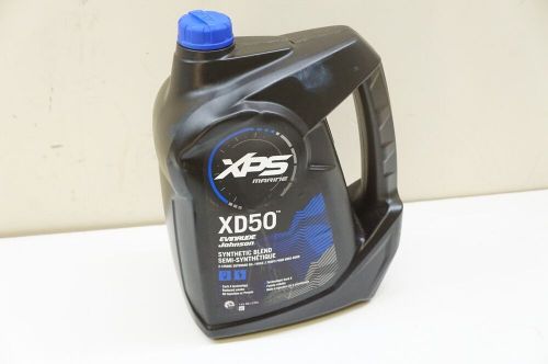 XPS XD50 Evinrude Johnson 2 Cycle Synthetic Blend TCW3 Oil Gallon *New, Opened*, US $39.00, image 3