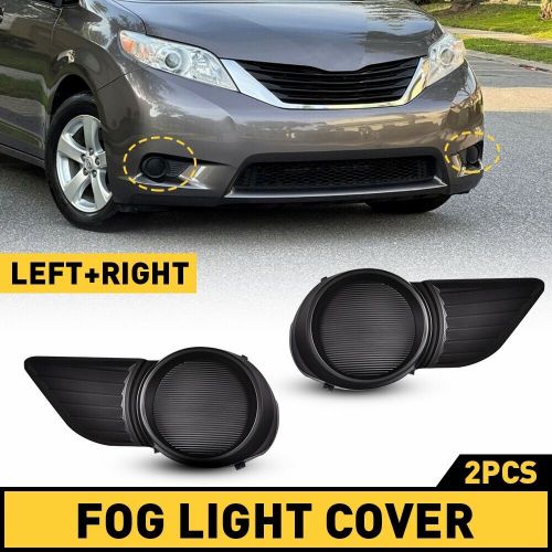 2Pcs Driver & Passenger Side Fog Light Covers Fits For 2011-2017 Toyota Sienna, US $13.49, image 5