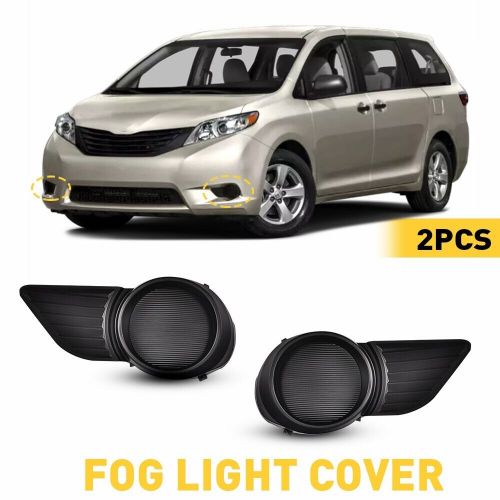 2Pcs Driver & Passenger Side Fog Light Covers Fits For 2011-2017 Toyota Sienna, US $13.49, image 12