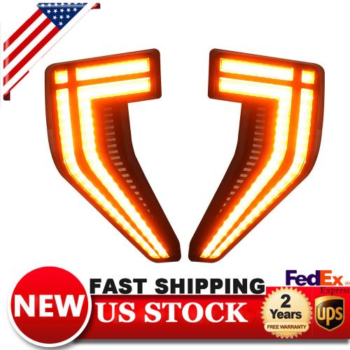 For Ford 2021-2022 F-150 F150 LED Side Vent Fender Day Running Light Signal Lamp, US $61.71, image 12