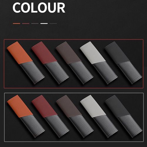 2PCS Carbon Fiber Car Safety Seat Belt Shoulder Pad Cover Cushion Accessories,, US $17.88, image 6