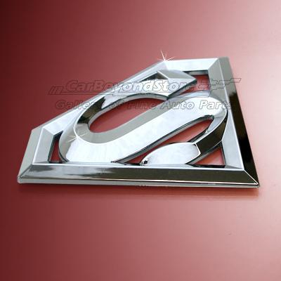 Superman 3D Chrome Car Emblem, ABS Plastic, Licensed, Easy Install, + Free Gift, US $24.95, image 2