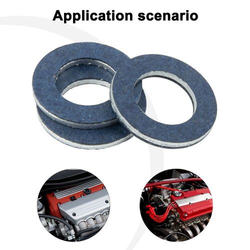 Set of 50 Oil Drain Sump Plug Washers Gasket Hole For Toyota OE90430-12031 12mm, US $17.09, image 9