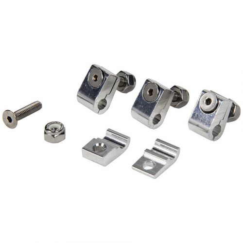 Allstar Performance All18320 2Pc Alum Line Clamps 3/16In 4Pk Line Clamp, 2 Piece, C $49.95, image 2