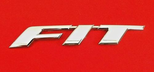 09-14 HONDA FIT REAR TRUNK LID EMBLEM LOGO BADGE SYMBOL CHROME LETTERS OEM, US $13.50, image 2