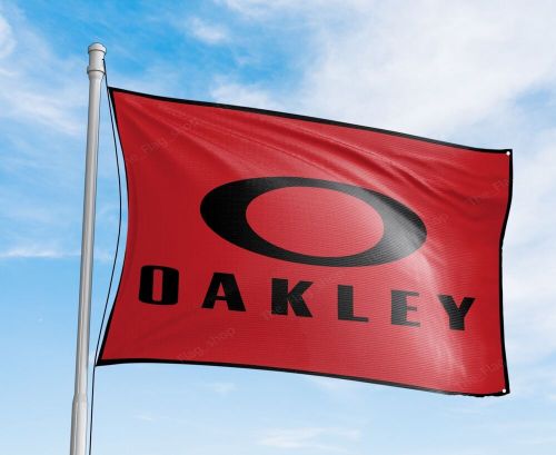 Oakley Flag Banner 3x5 ft Sunglasses Promotional Man Cave Wall Decor Garage Sign, US $14.95, image 3