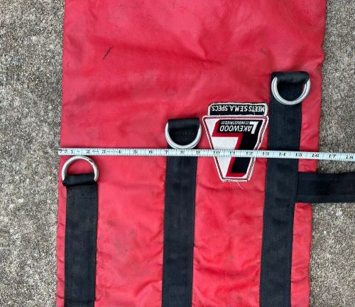 Vintage Lakewood Industries Transmission Safety Blanket Red, US $99.99, image 5