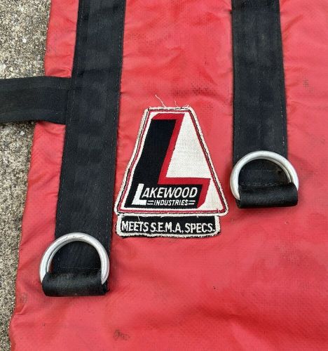Vintage Lakewood Industries Transmission Safety Blanket Red, US $99.99, image 7