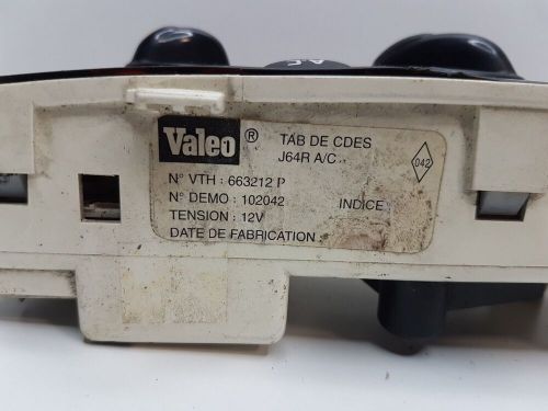 RENAULT SCENIC 1998 AC HEATER CLIMATE CONTROL MODULE 663212P, US $26.26, image 3