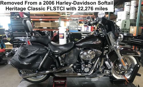 2006 Harley Softail Twin Cam B 88 Engine Motor Assembly 22K VIDEO+WARRANTY, US $2,494.44, image 16