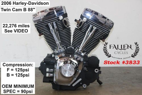 2006 Harley Softail Twin Cam B 88 Engine Motor Assembly 22K VIDEO+WARRANTY, US $2,494.44, image 20