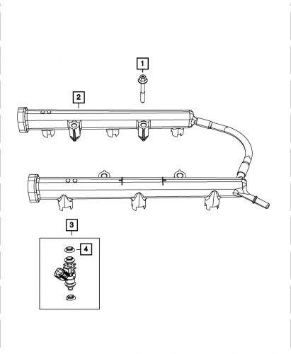 Genuine Mopar Fuel Injector O Ring Kit 68080831AA, US $26.29, image 4