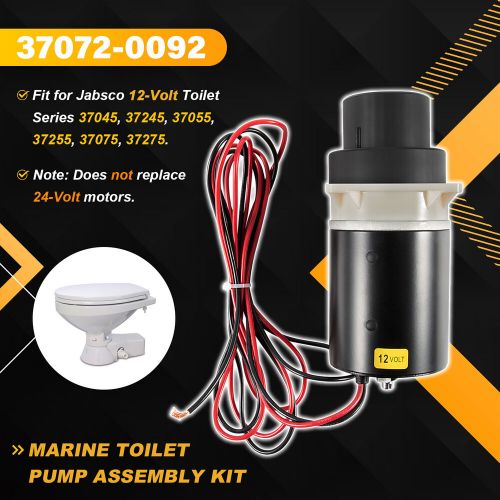 37072-0092 Toilet Pump Assembly Kit For Jabsco 12-Volt Toilet series 37045 37245, US $139.99, image 8