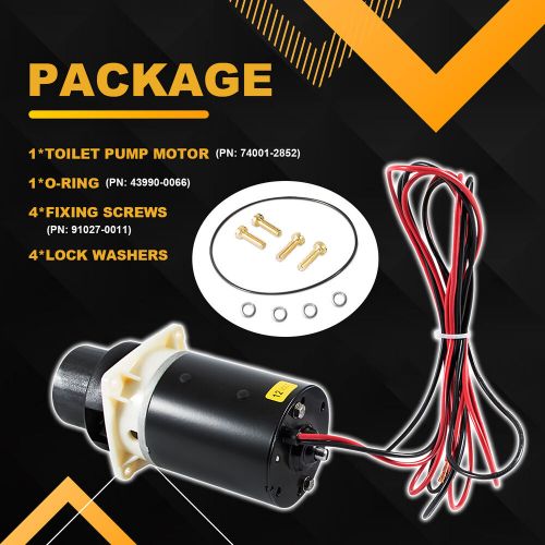 37072-0092 Toilet Pump Assembly Kit For Jabsco 12-Volt Toilet series 37045 37245, US $139.99, image 11