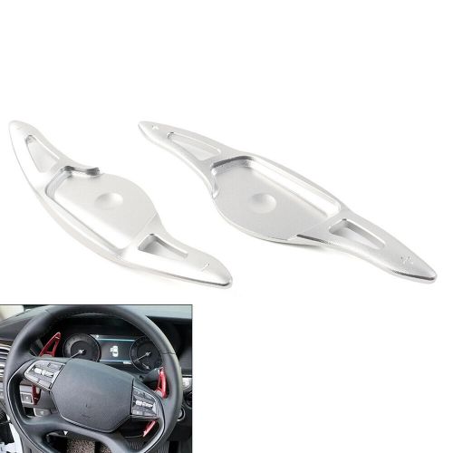 Silver Interior Steering Wheel Paddle Shifter Extend Accessories For Hyundai G90, US $25.20, image 11