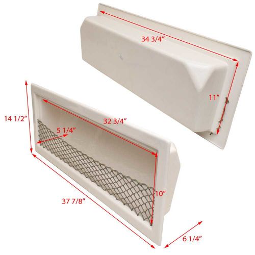 Sailfish Boat Coaming Storage Bin 51-2049 | 30-06 WA w/ Net Ivory, US $120.14, image 4