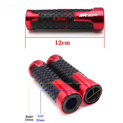 Red motorcycle CNC Grips Handle bar Handlebar For Yamaha WR125R 2009 2010-2017, US $29.99, image 2