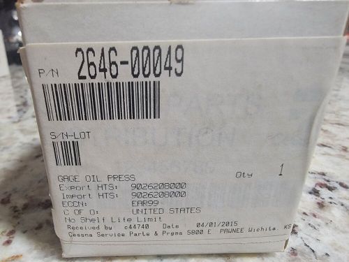 2646-00049 oil pressure gauge ** brand new **