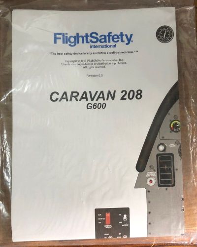 FlightSafety Cessna Caravan 208 G600 Cockpit Diagram Aviation Poster, 38.5" x 27, US $40.00, image 2